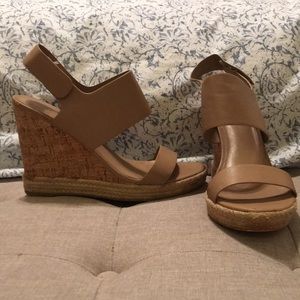 Cork Wedges, size 8.5, Charles By Charles David